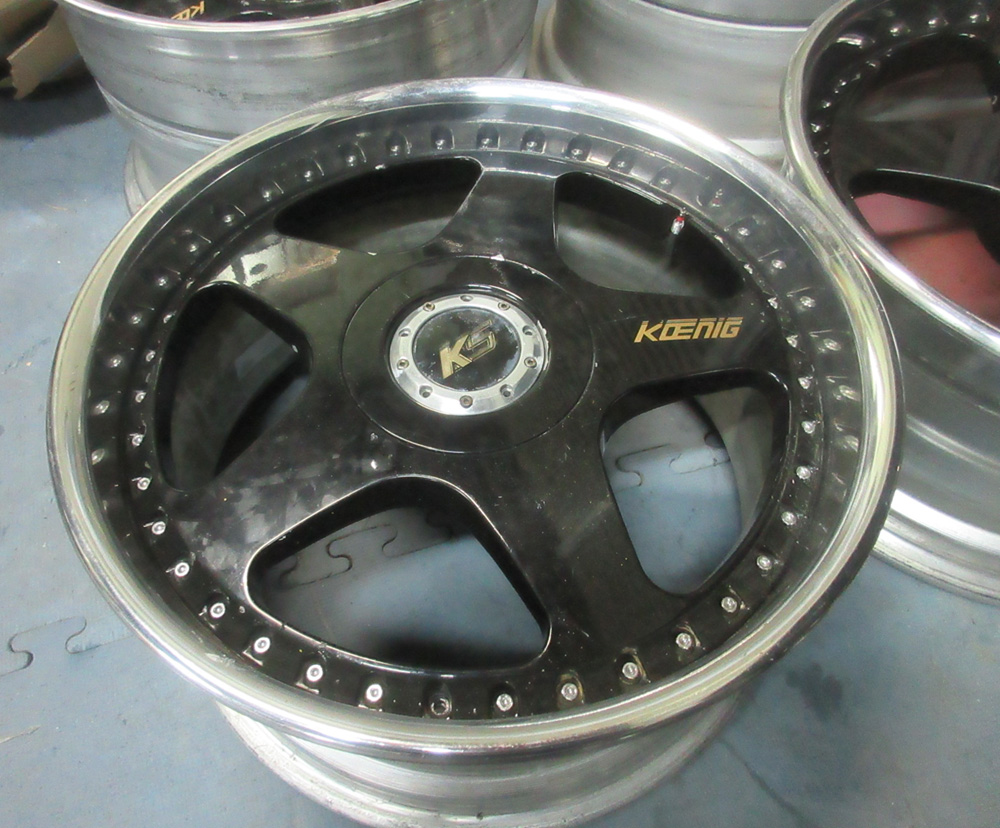 SSRケーニッヒ18インチ/リム交換リバレルリフレッシュ・リメーク