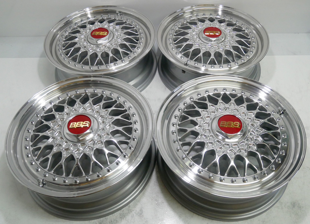 BBS-RS（328）16インチ/インリム交換100-4Hピッチ加工バレル研磨フル