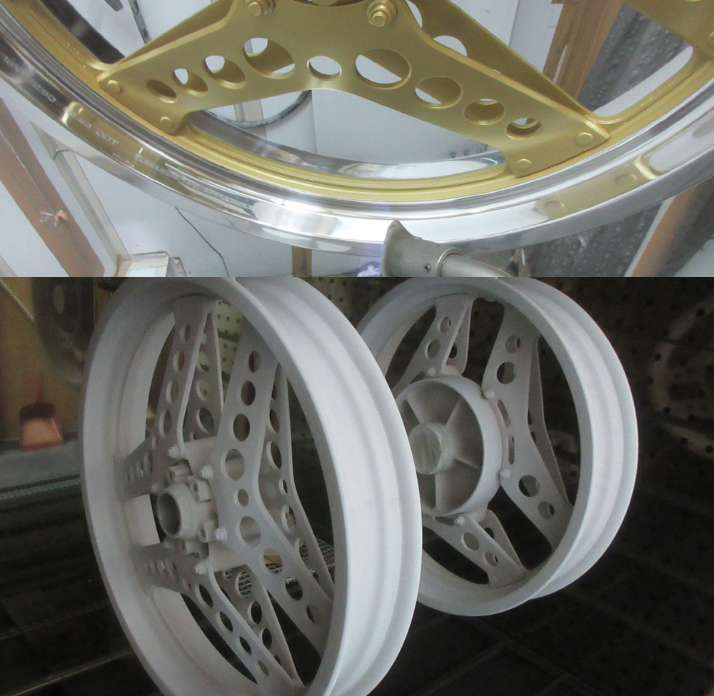 ホンダCB750Fブーメランコムスターホイール/パウダーGold tastic