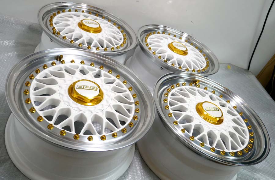 ダイハツ-コペンL880K BBS-RS15インチ114.3-5Hベース100-4Hピッチ加工