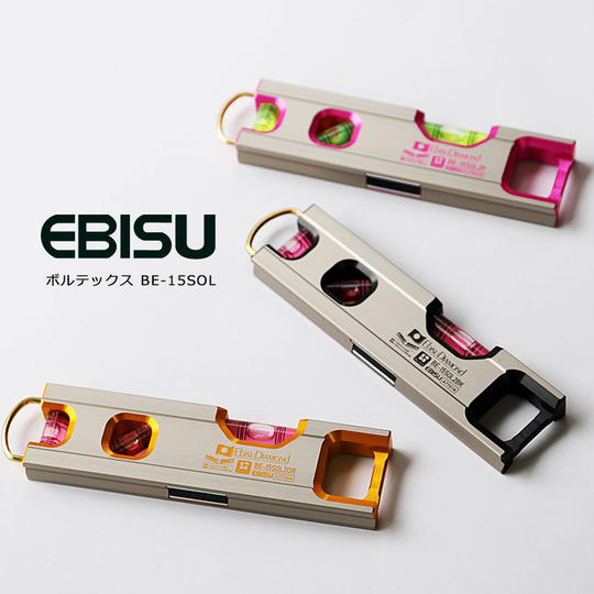 ボルテックス Botex × ebisu エビス 水平器 アルミ削り出しボディ