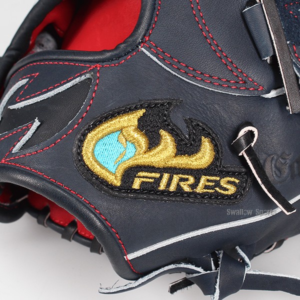 野球 ファイヤーズ 軟式グローブ グラブ ピッチャー 投手用 Nブラック