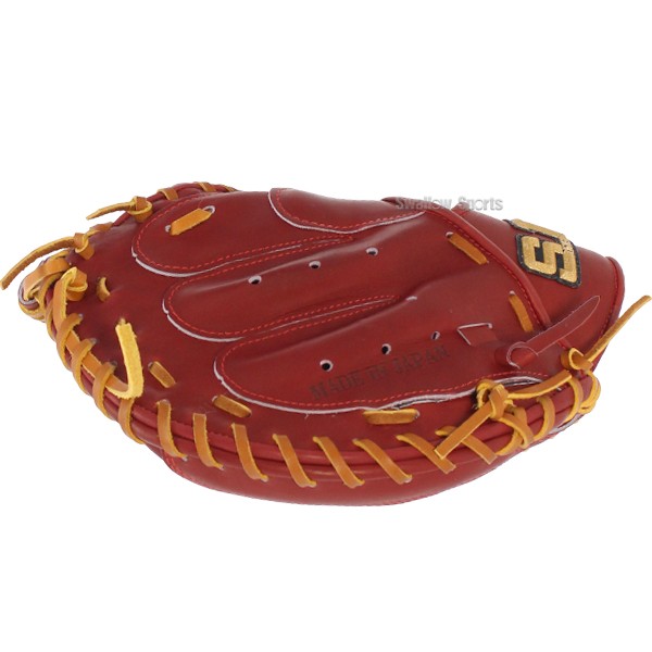 野球 シュアプレイ キャッチャーミット 硬式 捕手 キャメル ワイン