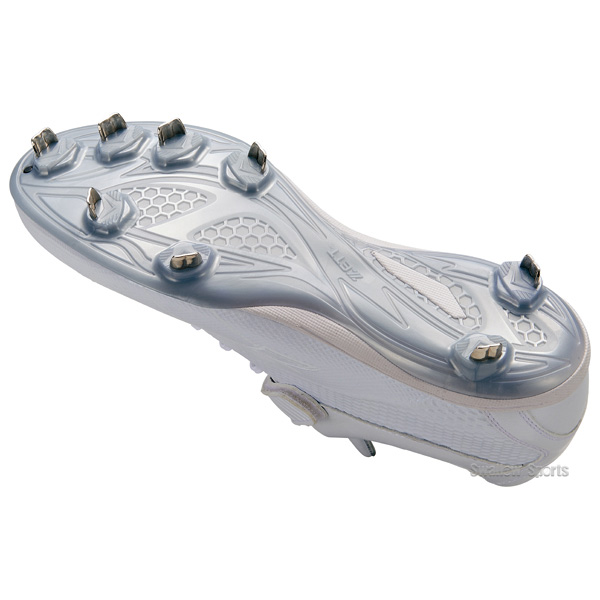 野球 スパイク 金具 白スパイク マジックテープ ゼット 大人 ZETT