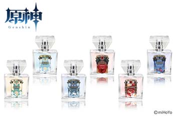 原神」のキャラクターをイメージしたフレグランスが登場。先行発売は