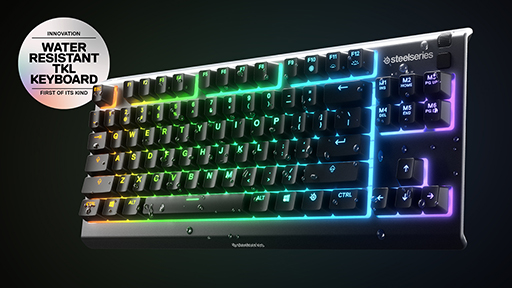 SteelSeries，新型キーボード「Apex 3 TKL」を国内発売。税込7000円台
