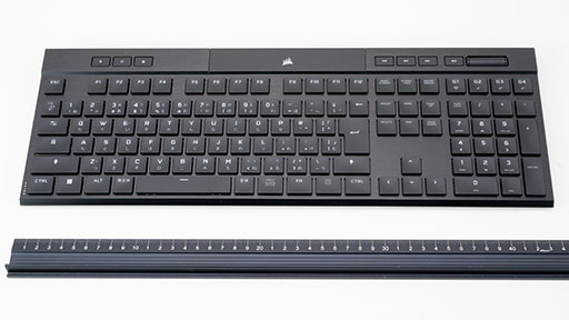 PR】Corsairの「K100 AIR Wireless」は，17mmの薄さでワイヤレスや