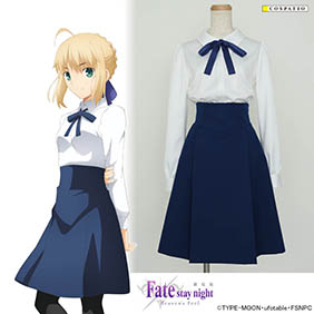 劇場版「Fate/stay night [Heaven's Feel]」よりセイバー私服がサイズ