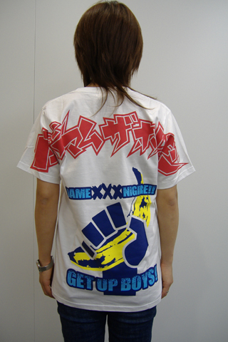 メタルポーズTシャツ(白x青) | 歴代GOODSライブラリー | マキシマム