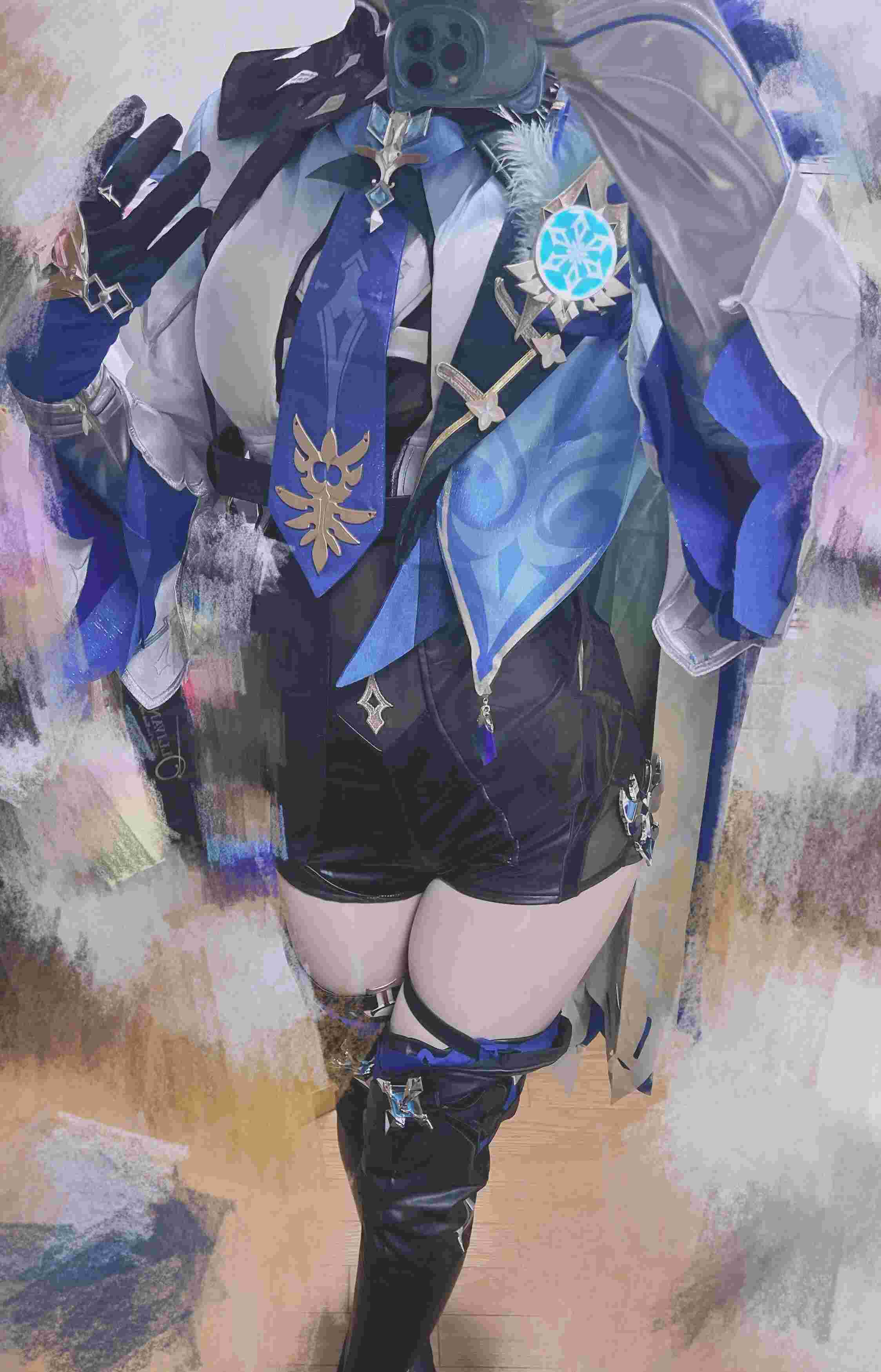 三分妄想 原神 コスプレ エウルア 衣装セット