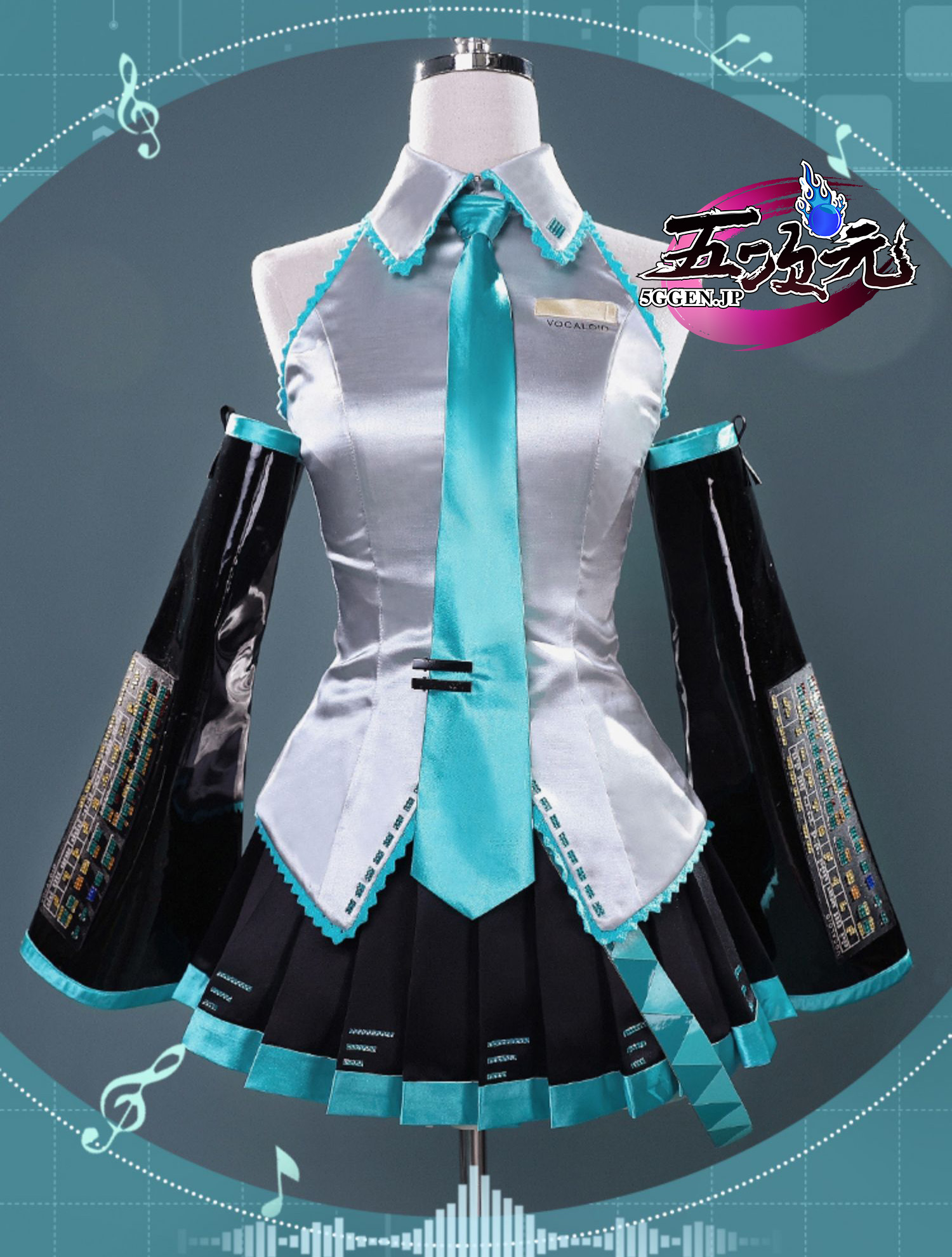 ICOS ボーカロイド 初音ミク コスチューム 通常V コスプレ衣装