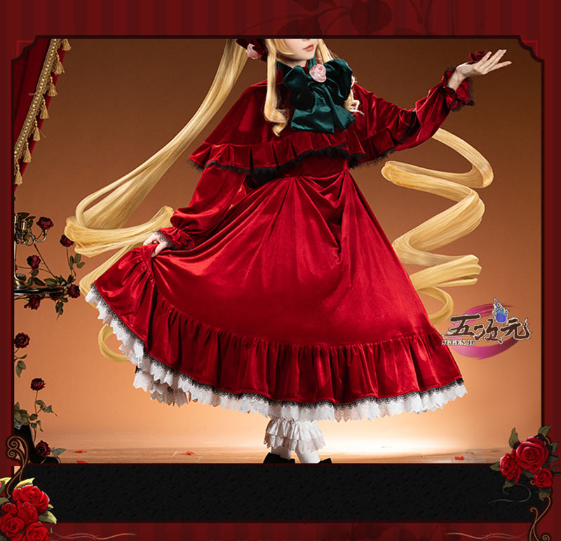 猫屋小舗 ローゼンメイデン コスプレ 真紅 しんく 衣装