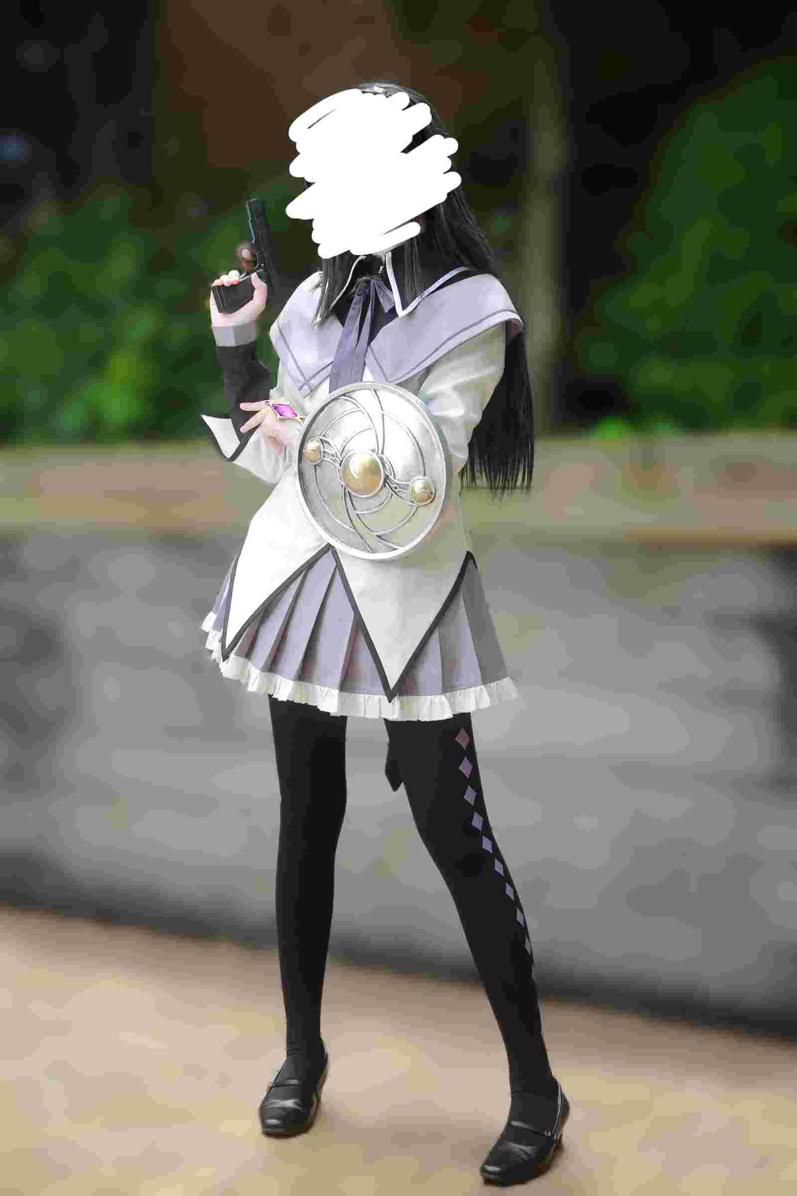 三分妄想 魔法少女まどか☆マギカ コスプレ 暁美 ほむら 衣装