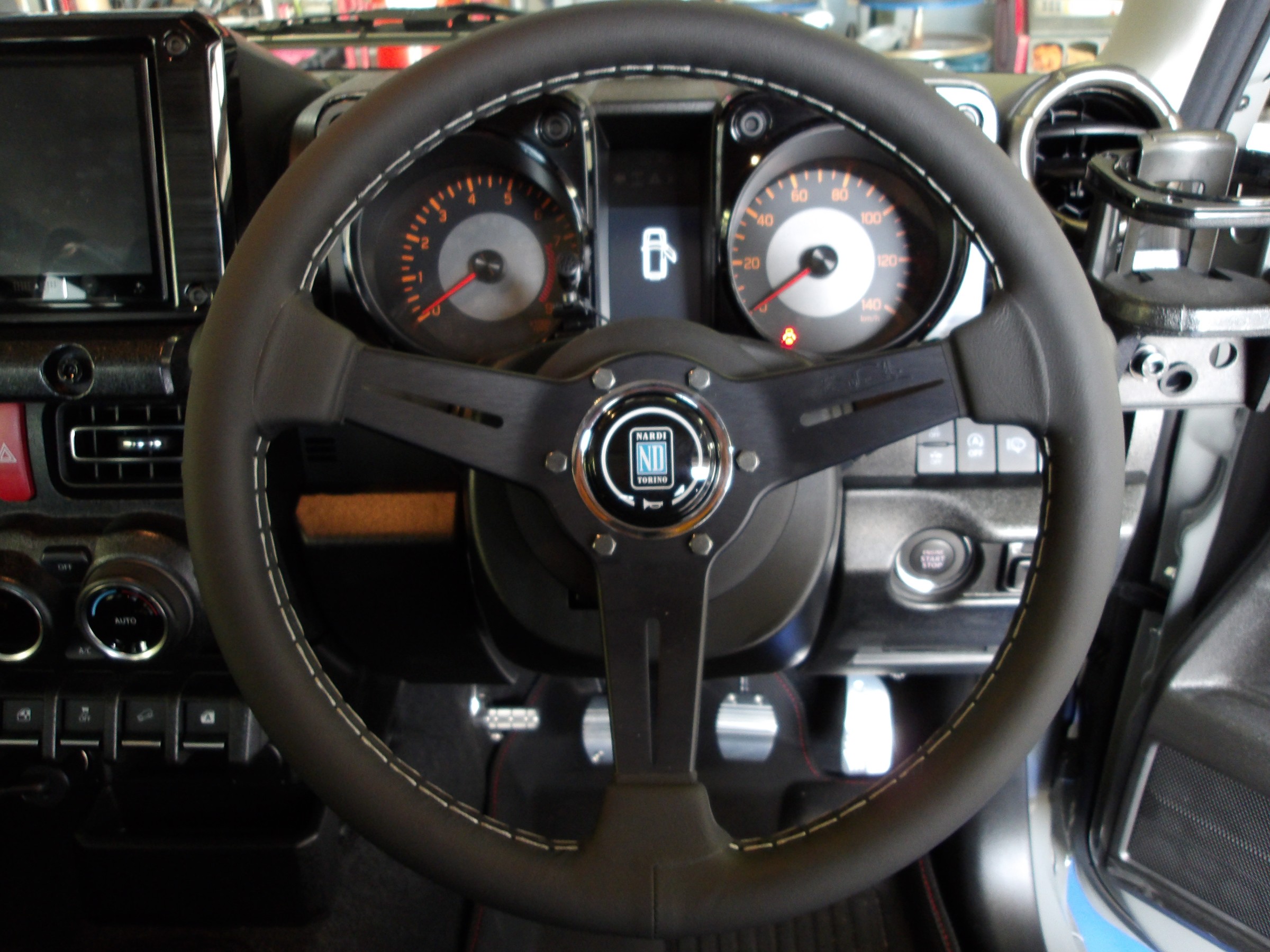 NARDI ステアリング 3本スポーク ブラック jb64w ジムニー NARDI