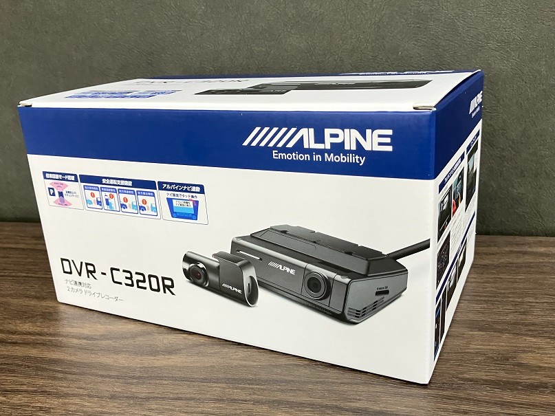 オーダー品入荷♪♪ アルパイン DVR-C320R ナビ連動できるドラレコです