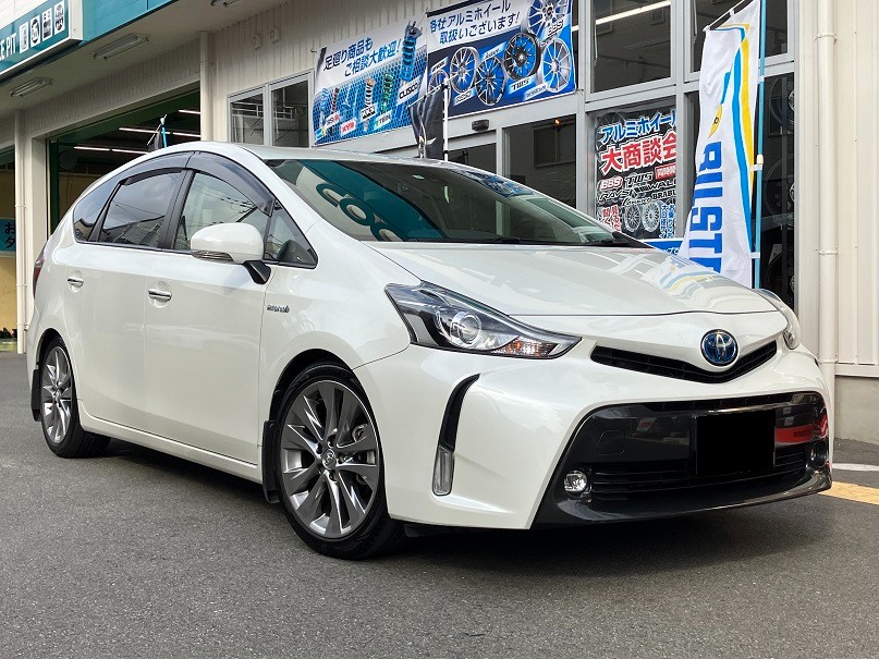 トヨタ プリウスα 【 テイン フレックスZ 】お取り付け♪♪ 車高調
