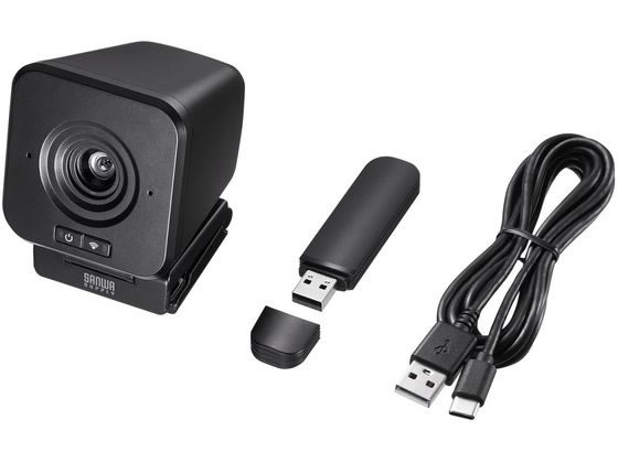 サンワサプライ ワイヤレスWEBカメラ CMS-V65BKが32,800円 通販