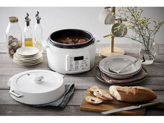 アイリスオーヤマ 電気圧力鍋 4.0L ホワイト PC-MA4-Wが17,321円 通販