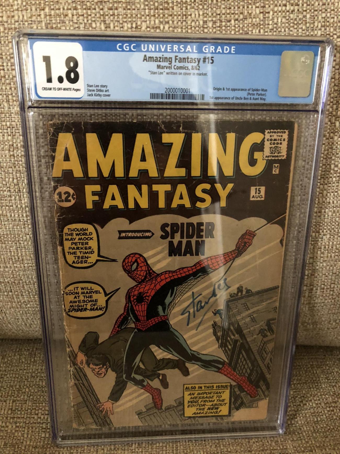 ComicConnect - AMAZING FANTASY #15 - CGC G-: 1.8