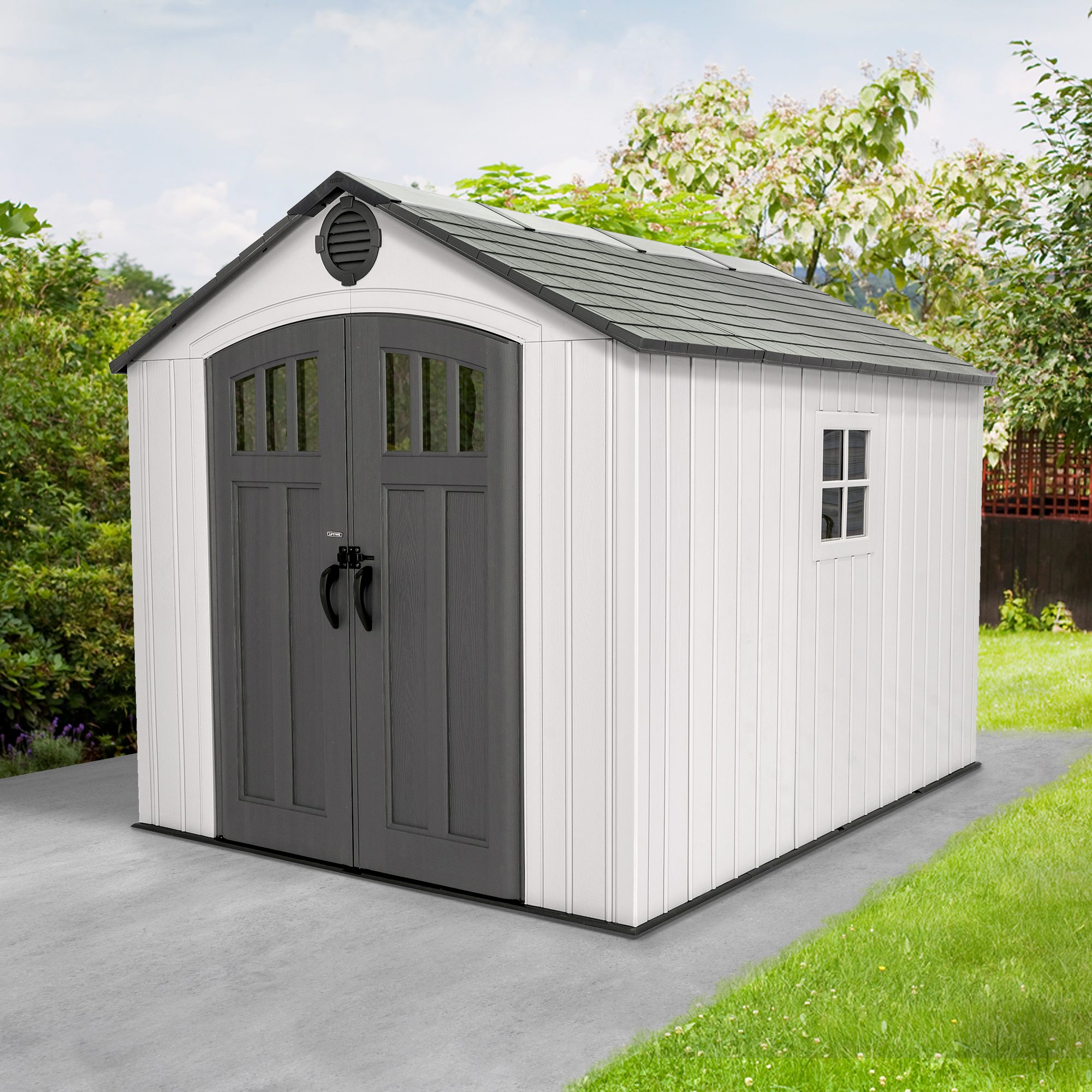 Lifetime 60469 8 x 10 Ft. Classic Outdoor Plastic Storage Sh