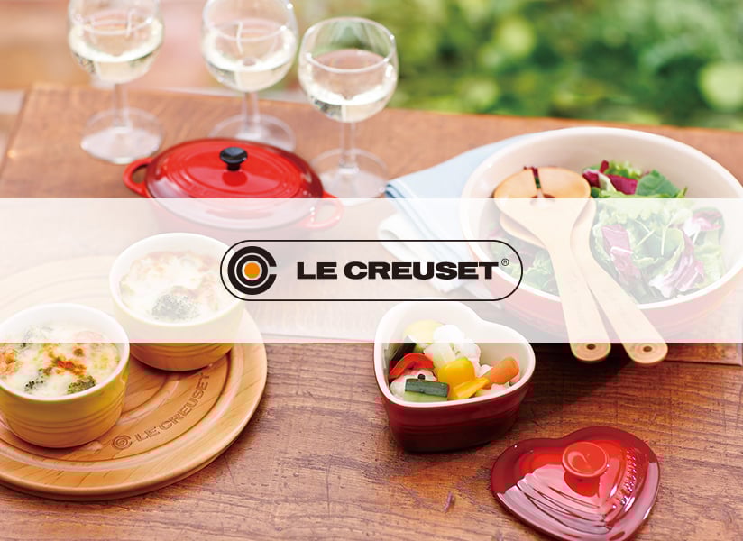 LE CREUSET (ル・クルーゼ) ハート・ディッシュ(S)(2枚入り) (ローズ