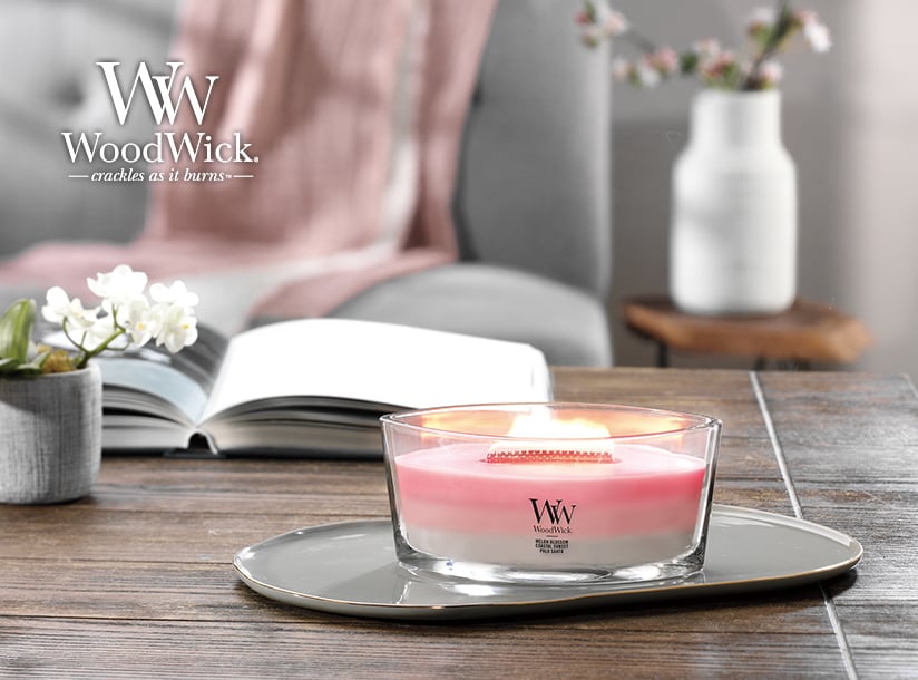 Wood Wick(ウッド ウィック) ジャーM ホワイトティー&ジャスミン
