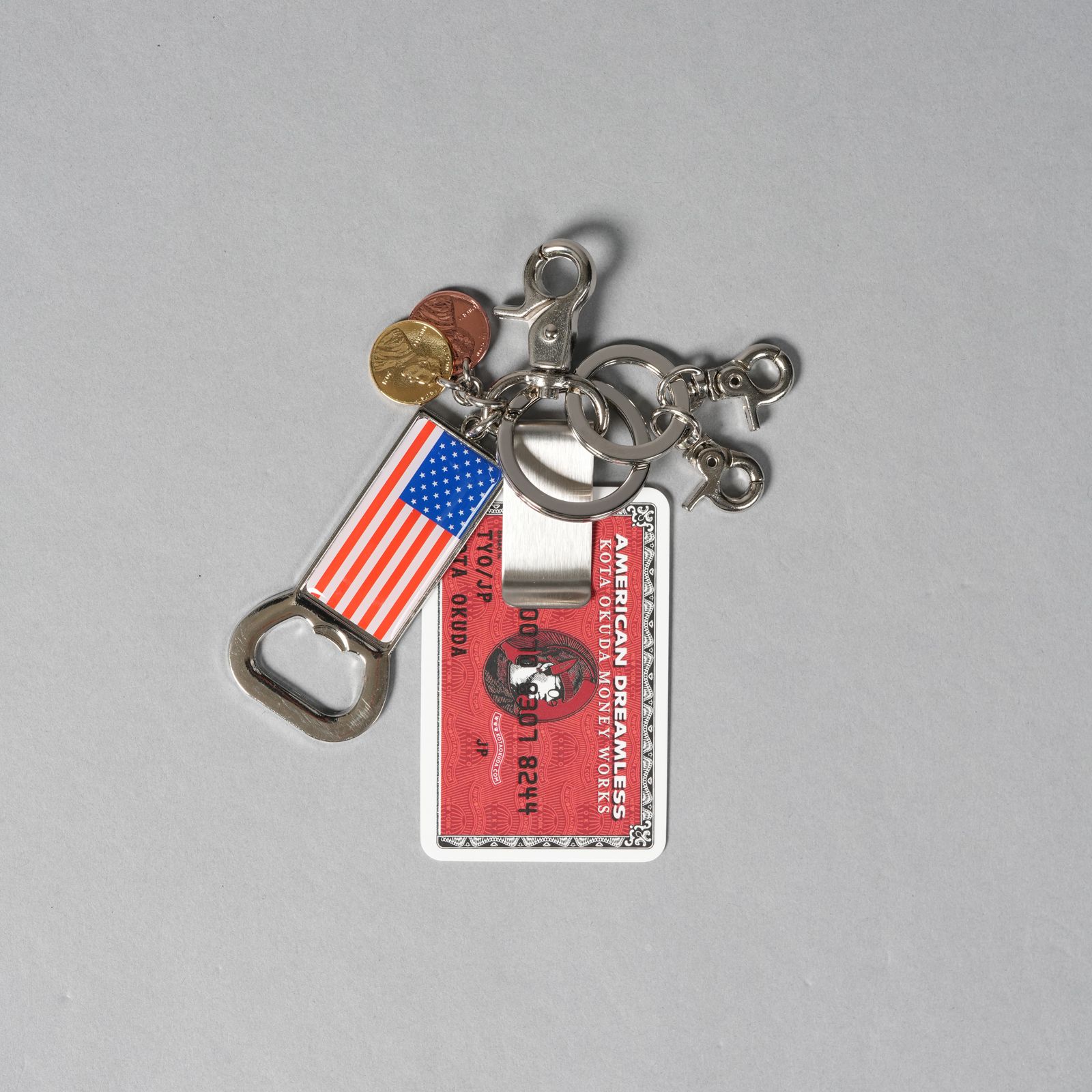 KOTA OKUDA - 【再入荷】MONEY CLIP KEYRING (STELL) / マネークリップ