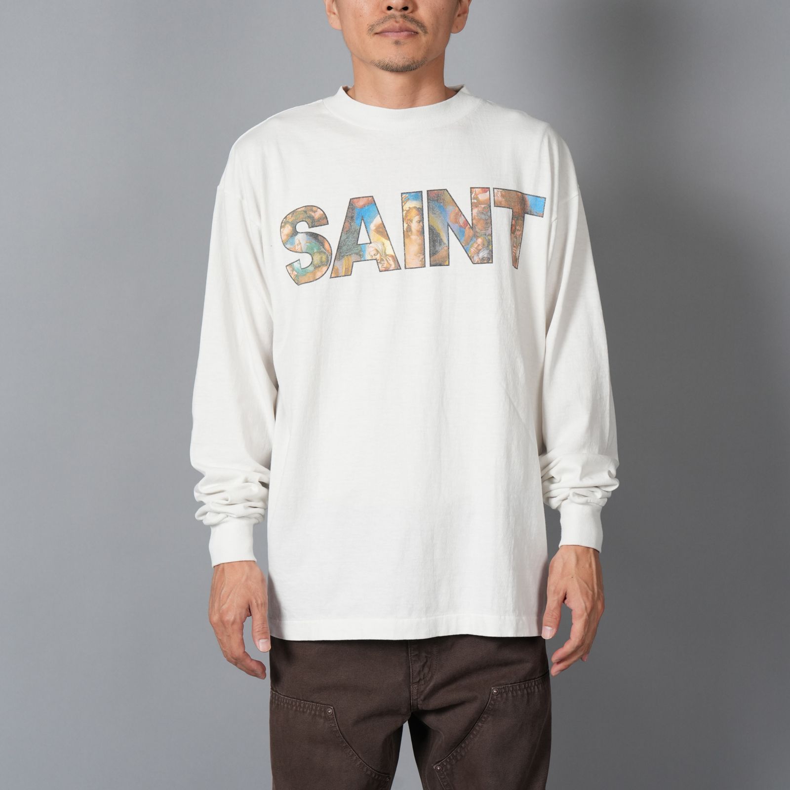 SAINT M×××××× - 【ラスト1点】SM-HR1-0000-035 / LS TEE / NEW BODY