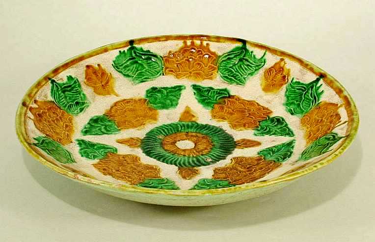 オークション ”ザ・コノサーズ” ／ Lot2006 陶磁器 遼三彩 『印花花文