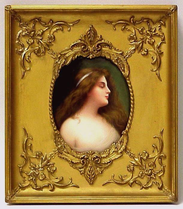 オークション ”ザ・コノサーズ” ／ Lot2387 ベルリン窯 KPM 陶板画