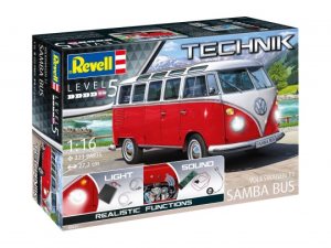 Revell Volkswagen T1 Samba Bus - Technik 1:16 Scale Model Kit