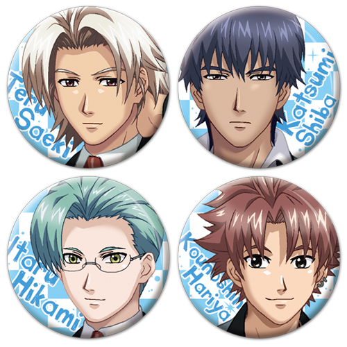 抽選 B賞 BIG缶バッジ ときメモGS2 針谷幸之進 天童壬 どでか缶バッジ