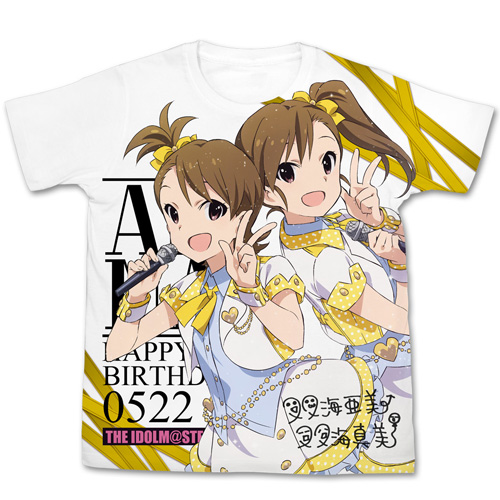 ☆TBS限定☆双海亜美＆真美フルグラフィックTシャツ Birthday ver