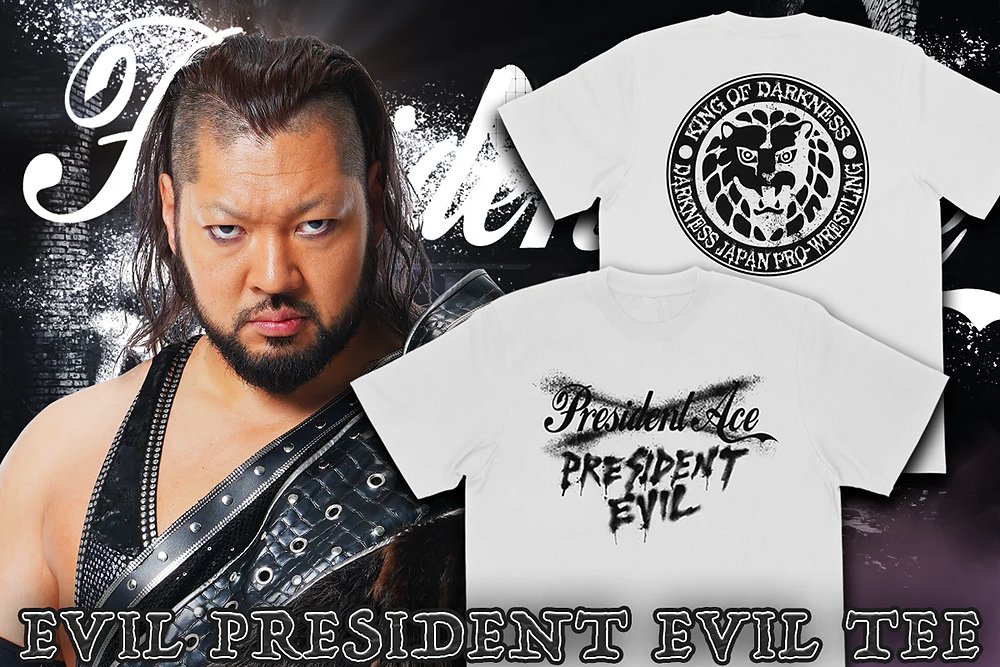 EVIL「PRESIDENT EVIL」Tシャツ [新日本プロレスリング] | 公式