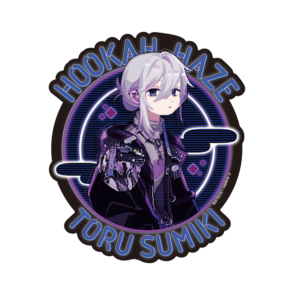 炭木トオル 屋外対応ステッカー [『Hookah Haze』] | 二次元