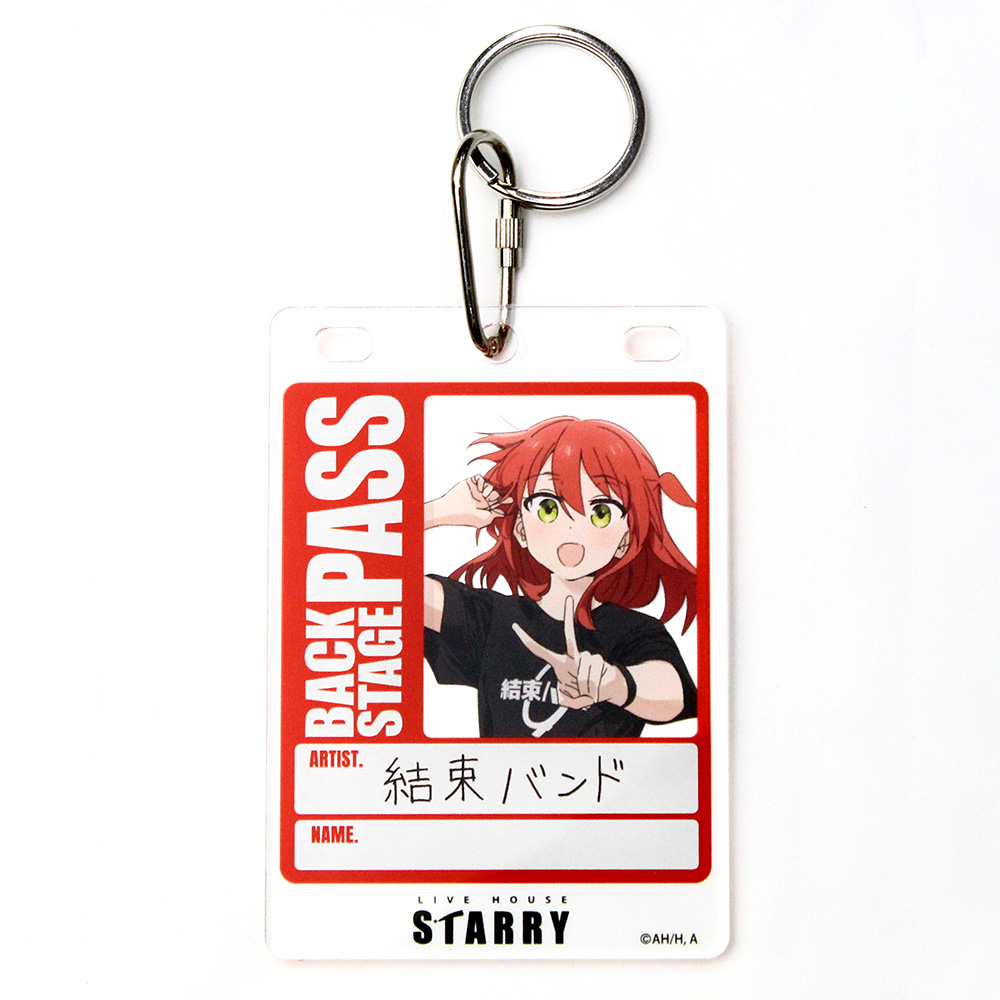 喜多郁代 バックステージパス風アクリルキーホルダー [アニメ「ぼっち