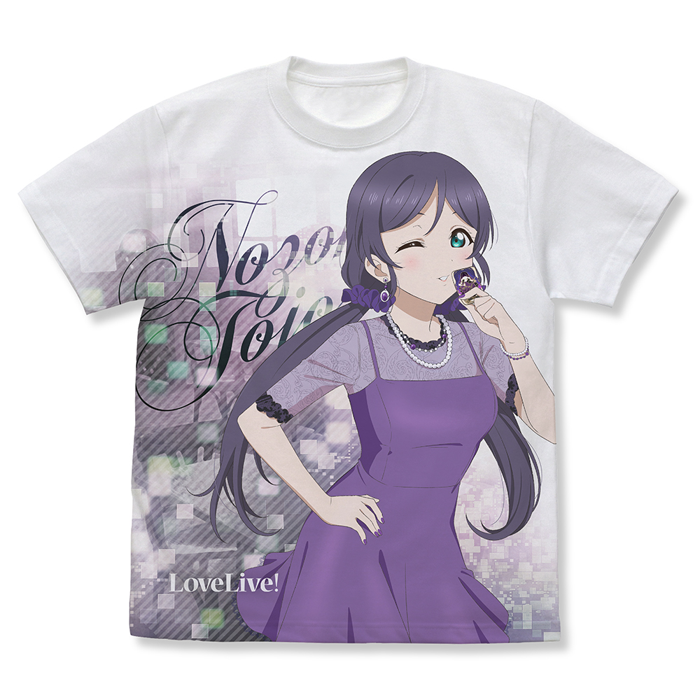描き下ろし 東條 希 フルグラフィックTシャツ パーティードレス2025Ver