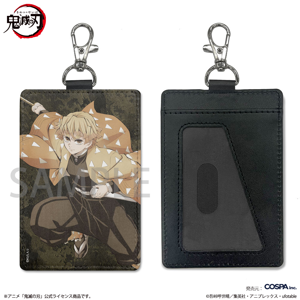 我妻善逸 パスケース（ナスカン付き） [アニメ「鬼滅の刃