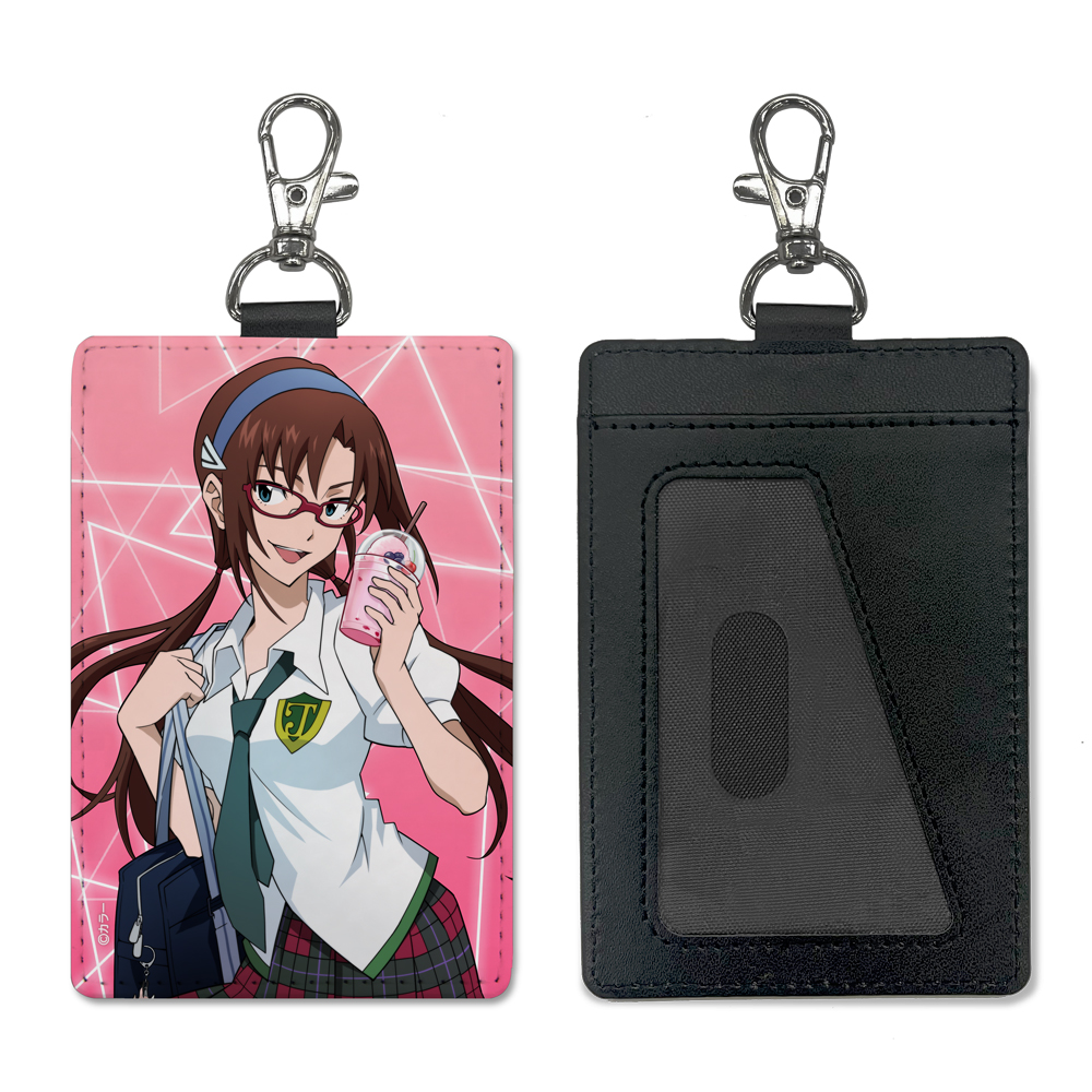 描き下ろし 真希波・マリ・イラストリアス 65mm缶バッジ 制服Ver