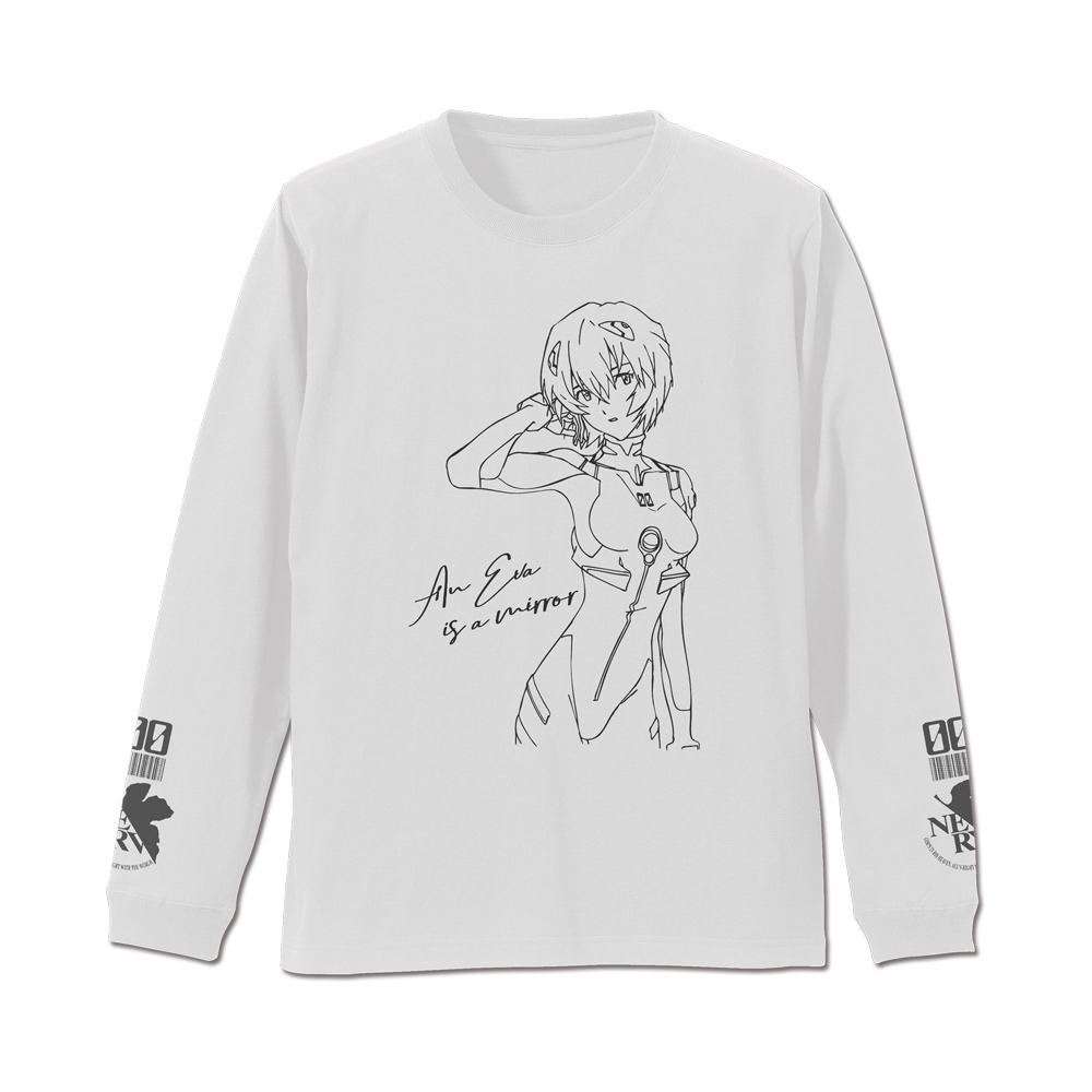 綾波レイ 袖リブロングスリーブTシャツ [EVANGELION] | 公式