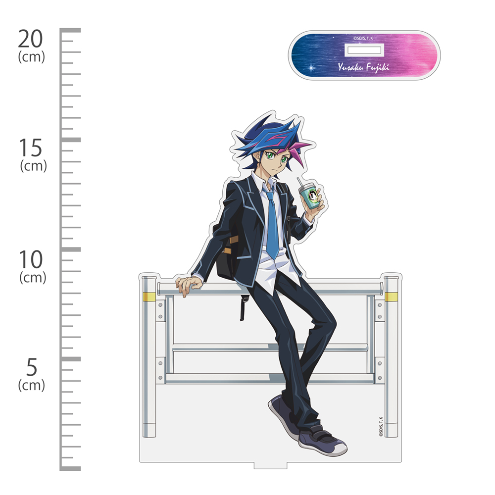 描き下ろし 藤木遊作 アクリルスタンド（大） オフモードの決闘者Ver