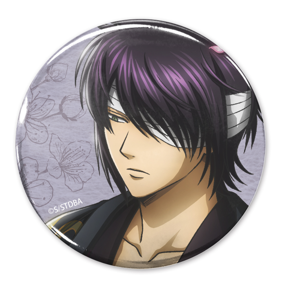 描き下ろし 高杉晋助 65mm缶バッジ 小窓から覗く景色Ver. [銀魂