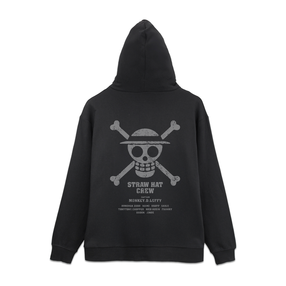 麦わらの一味 ジップパーカー [ワンピース] | キャラクター公式グッズ