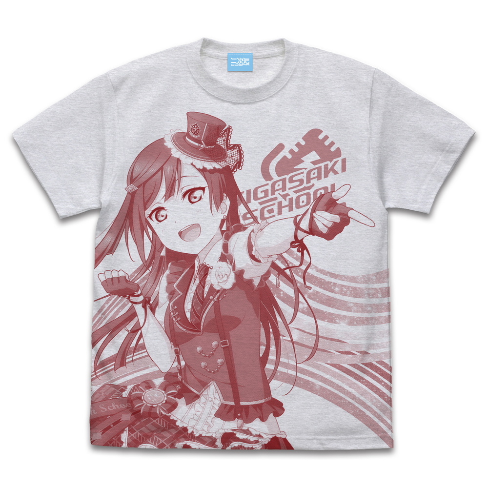 優木せつ菜 オールプリントTシャツ [ラブライブ！虹ヶ咲学園スクール