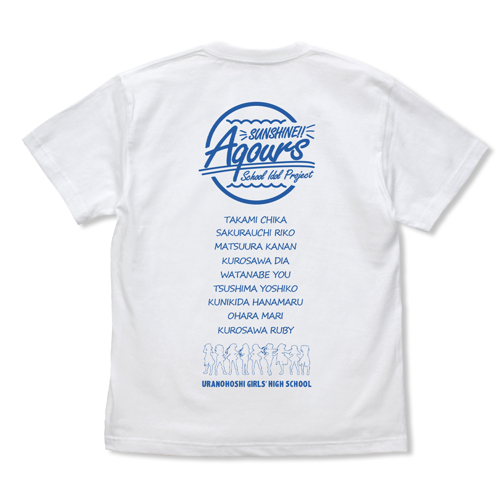 Aqours Tシャツ [ラブライブ！サンシャイン!!] | 公式キャラクター