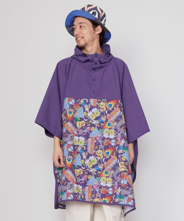 ポプカラレインポンチョ【Amina×grn×POP FIRE】(PURPLE): 『チャイハネ