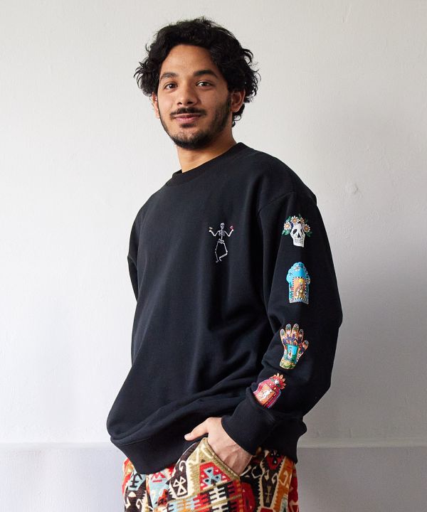 スリベラメンズTOP【Amina×grn】(BLACK): 『チャイハネ』公式通販