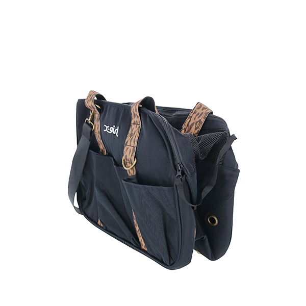 X-girl（エックスガール）レオパード柄 キャリートート｜全2色 | 犬服