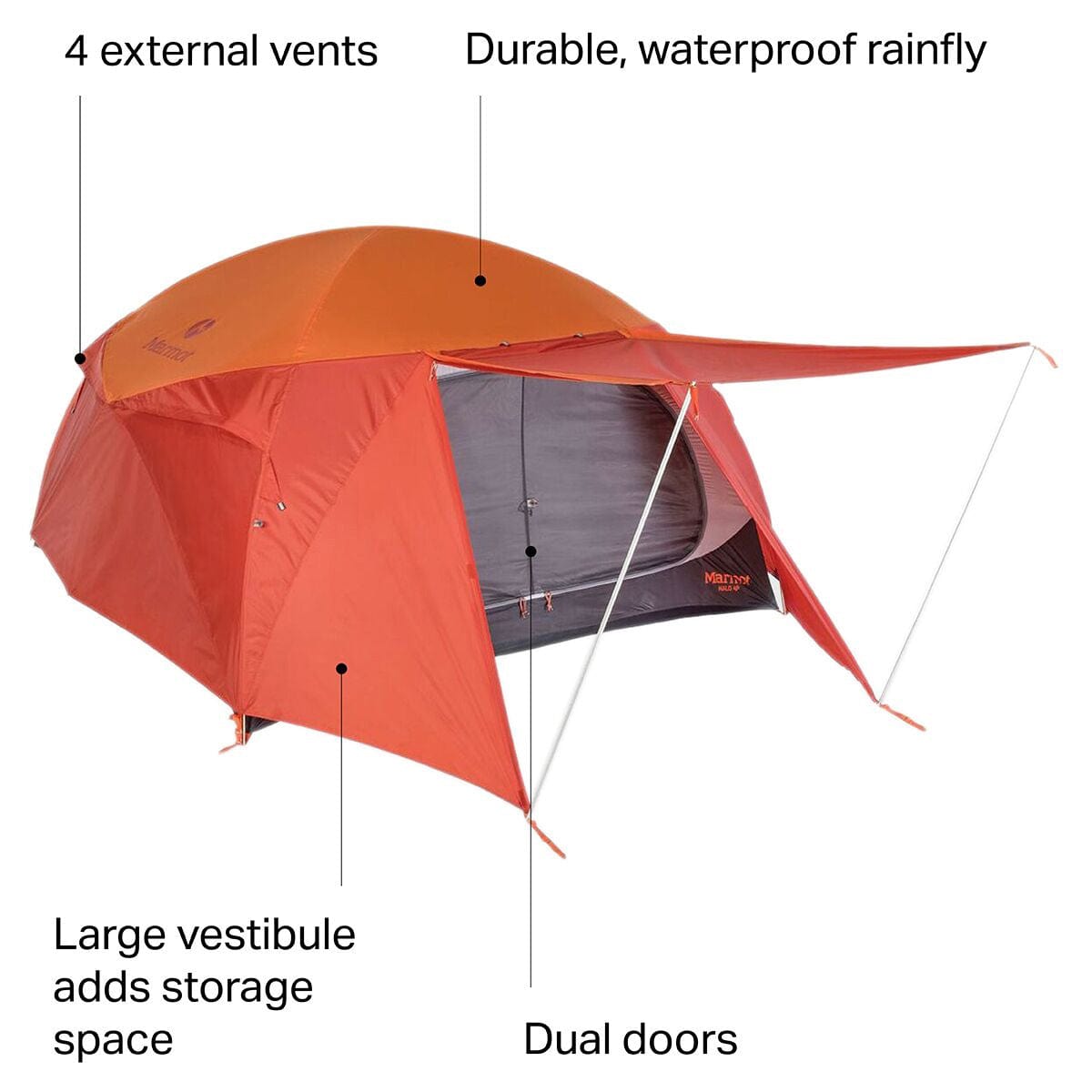 Marmot Halo 4 Person Tent – Campmor