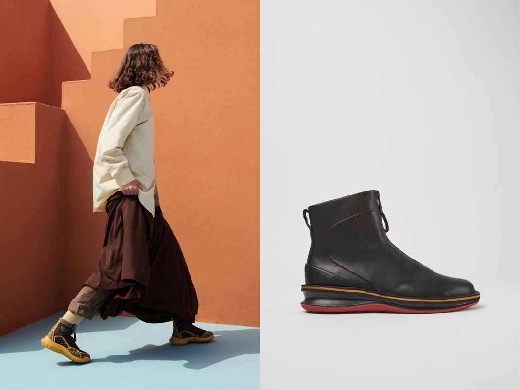 【CAMPER】カンペール 36 ニットソックスブーツ ブラック ゴアテックス CAMPER - 【CAMPER】カンペール 36 ニットソックスブーツ ブラック